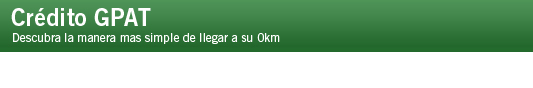 Crédito GPAT - Descubra la manera mas simple de llegar a su 0km